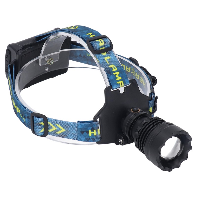 LED Rechargeable Headlight 3000LM 25W High Power Zoomable Headlamp for