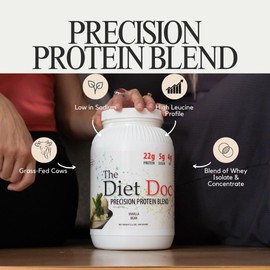 The Diet Doc Precision Protein Blend: 2.2lb (Belgian Chocolate)