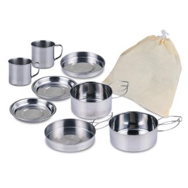 Takeda Corporation SLV SH20-ADCST8D Outdoor Camping Cup Outdoor Cooker Set, 0.9 x 3.0 x 6.3 inches (22 x 7.5 x 16 cm)
