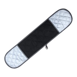 Double Oven Glove Thick Cotton Mitts Heat Resistant Double Insulation Glove Oven Gloves Protection for Home Kitchen Baking-Sliver