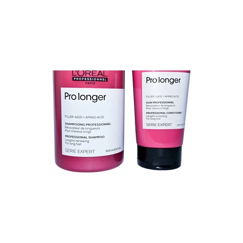 Loreal Duo Shampoo Renovador Pro Longer 500 Acondicionador