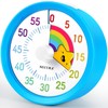 Secura 60-Minute Visual Timer, Rainbow Classroom Timers for Kids, Time