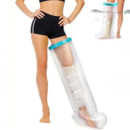 Cubierta Impermeable para Pierna Adulto para Ducha y Baño Reutilizable