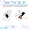 Chengu 20 Pieces Mini Ink Blending Foams Tool Round Replacement