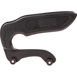 Shredneck - Cuerda de guitarra con mango ergonómico con ruedas rodantes, color negro