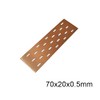 Pure Copper Heatsink 70mm x 20mm x 0.5mm Cooling Heatsink