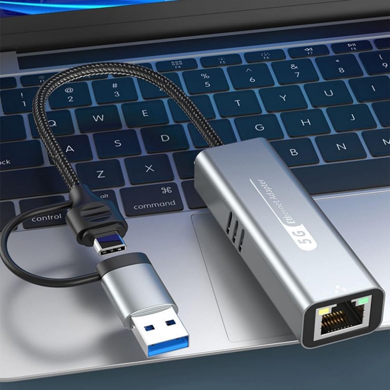 Comphic USB 3.2 to 5Gbps RTL8157 5000Mbps (5G, 2.5G, 1G,
