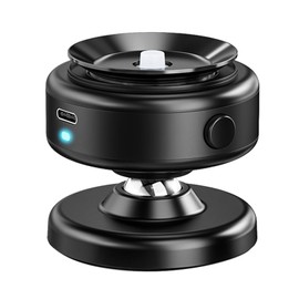 MAXWIN KIT47-B Vacuum Suction Smartphone Holder, Electric, Vacuum Suction Cup, Windshield Holder, For Car Use, Up to 3.3 lbs (1.5 kg), Magnet, 360° Angle Adjustment, Rotary, One Hand Operation, Black