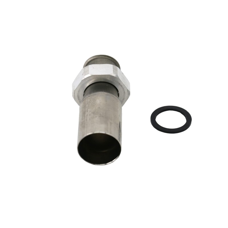 Leyso 1-1/4" Stainless Steel Sink Drain Tailpiece with Nut and
