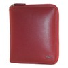 Golden Head Polo RFID Protect Zipped Billfold Coin Wallet Red,