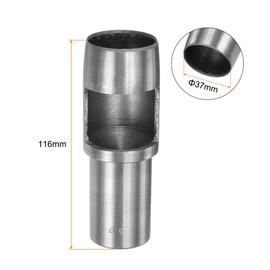 QUARKZMAN Hole Punch for Leather, 37 mm, Round Hole Tool for Belt Punch, Carbon Steel, Single Punch for Watch Straps, Cutting Leather Crafts, Rubber, Paper, Soft Material