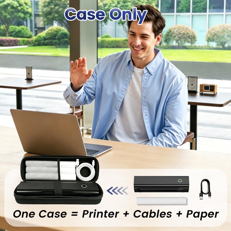NDYIN Printer Case Compatible N80 Portable Printer