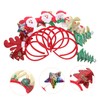 FOMIYES 8pcs Christmas Headbands for Boys and Girls Adorable Holiday