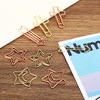 MECCANIXITY Paper Clip Moon Star-Shaped Cute Decorative Fun Clips Bookmarks