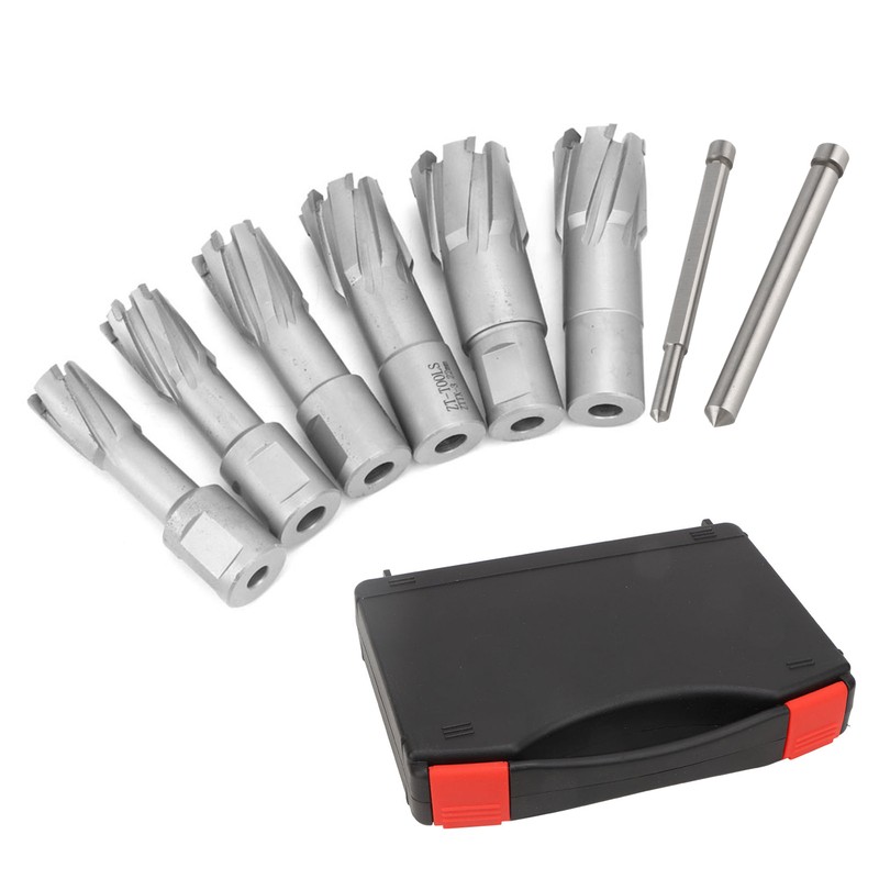 3/4" Weldon Shank Annular Cutter Set 35mm Depth 16/18/20/22/24/26mm for