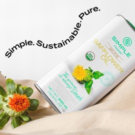 SIMPLE FOODS Safflower Oil Organic 25.4 oz