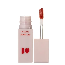 B IDOL Whip Lip 02 Fuuuchi Red, 0.16 oz (4.5 g), New Classic Matte, Tint, Cloud Moisturizing, Color Retention, Vegetable Oil Blend