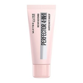 Maybelline New York 4-in-1 Make Up with Concealer, BB Cream, Powder and Primer, for a Perfect Complexion, Foundation with Light Coverage, Instant Perfector Mat, Natural Medium, 30 ml