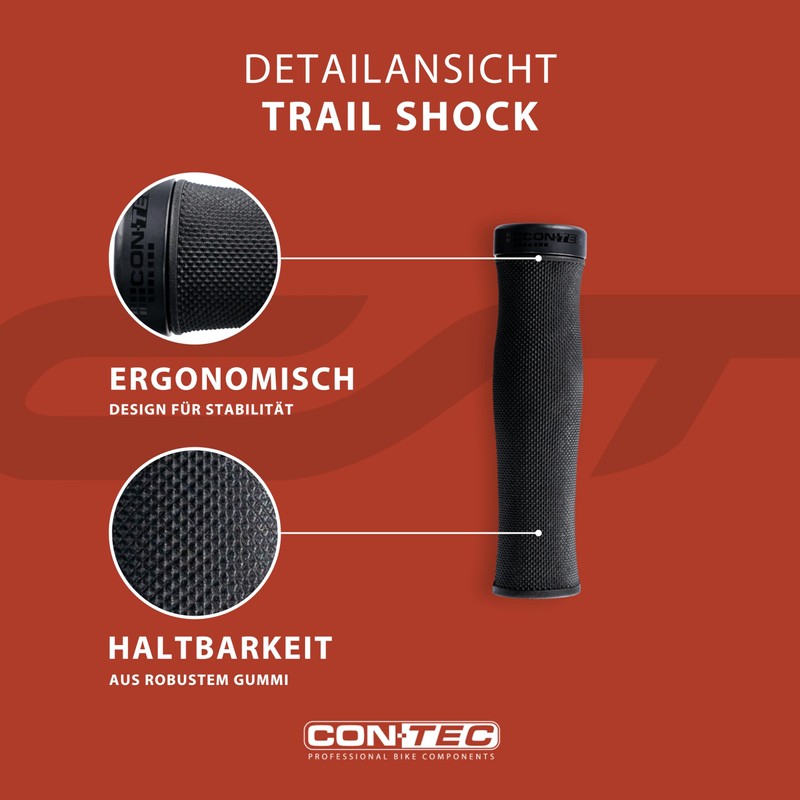 'Contec "Trail Shock D2 Dual Compound Handlebar Clamp Bicycle Handlebar