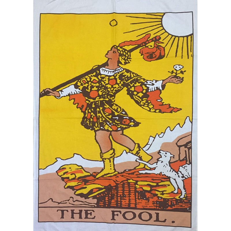 Indian Consigners Tarot Tapestry – The Fool Design – Small