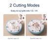 Safety Hidden Blade Pill Cutter and Storage for Splitting Small