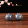 BRABUD Marble Hand Balls Dark Grey Chinese Health Exercise Baoding