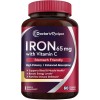Doctor's Recipes Iron Supplement 65 Mg with Vitamin C -