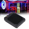 Water Cooling Radiator 14 Pipeline Red Copper Fin G1/4 Thread