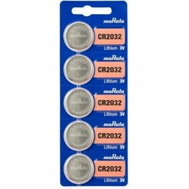 Battery 5 X NEW MURATA CR2032 DL2032 ECR2032 CMOS Lithium 3V Watch Battery Exp 2030