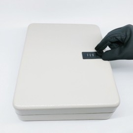 Matte Numbered Key Storage Case for Parking Lots & Apartment Management Latte