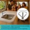 Comet Capri Motorhome Single Lever Mixer Tap 12 V Chrome
