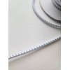 Unbranded 1/8" 4 mm Elastic wrapped Cord trim athletic white