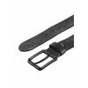 camel active Men's Nubuck Leather Belt, black