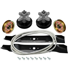 EPR Deck Rebuild Kit Spindles Blades Belt Pulleys for Cub Cadet 46 Inch LTX1045 LTX1046 LTX1046VT Troy Bilt Horse XP