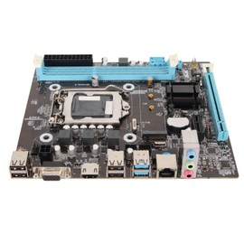 H81 Motherboard Micro ATX, Support for Intel 4th Gen Processors LGA 1150, Dual Channel DDR3, USB3.0,VGA, HDMI, LAN, PCIE, M.2 NVMe NGFF