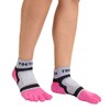 TOETOE® Sport Light Runner Toe Socks, pink, 36-39