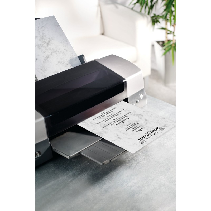 Sigel Design Paper - Grey Marble, A4, 90g, 100 Sheets,