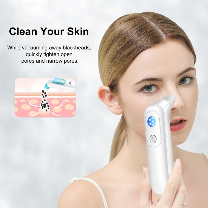 KD802 Blackhead Remover Pore Vacuum Pimple Extractor Acne Removal Kit