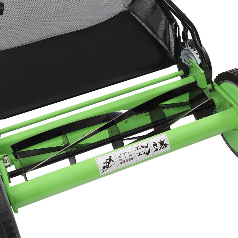 20" Lawn Mower Grass Cutter Machine, with Collection Box,Push Reel