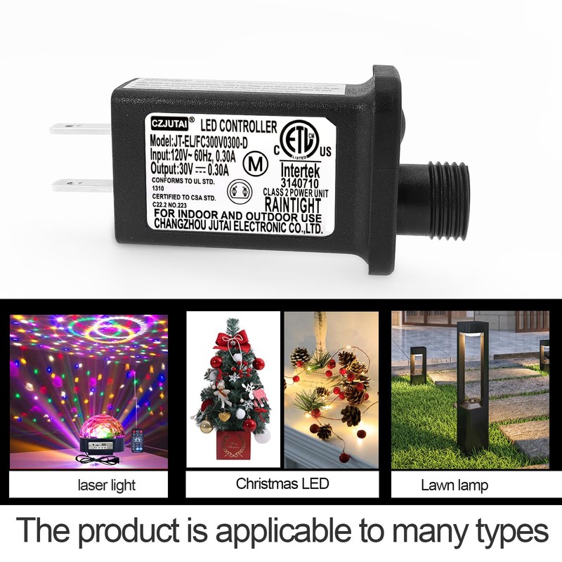 CZJUTAI JT-EL/FC300V0300 Premium 30V 0.3A 9W 8 Modes LED Power