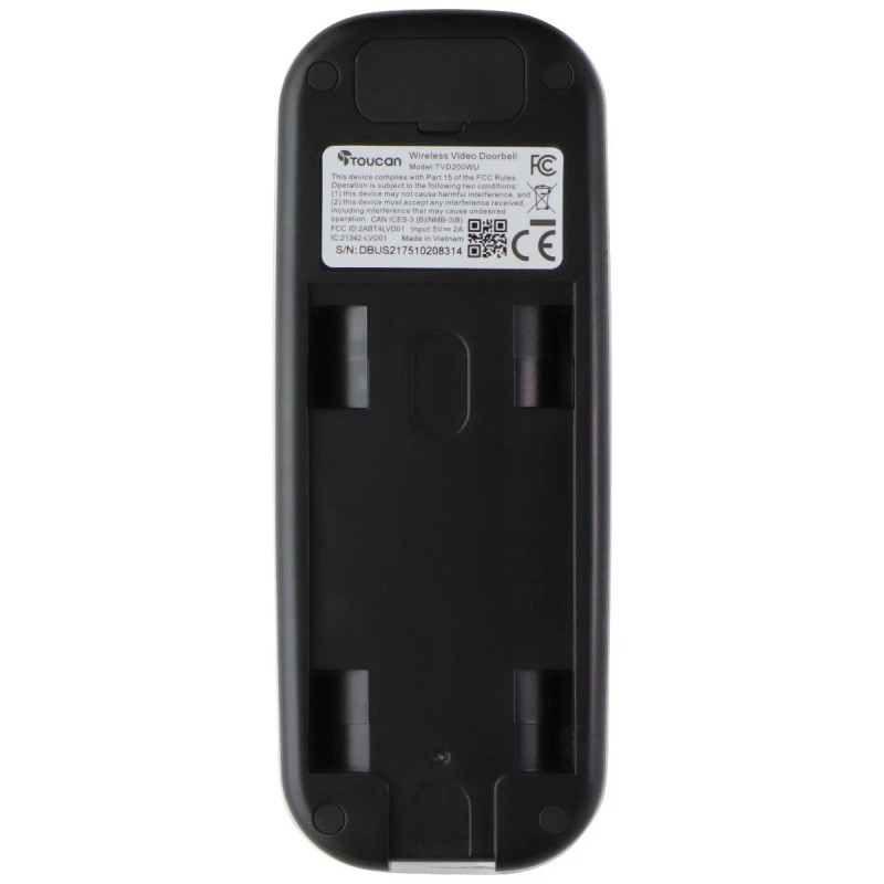 Toucan Wireless and Waterproof Live Feed Video Doorbell with Chime