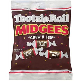 Tootsie Roll Midgees 119 Grams - Pack of 3 (119g x 3)