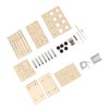 Wooden Hydraulic Excavator DIY Manual Detachable Educational Stimulation Hydraulic Excavator