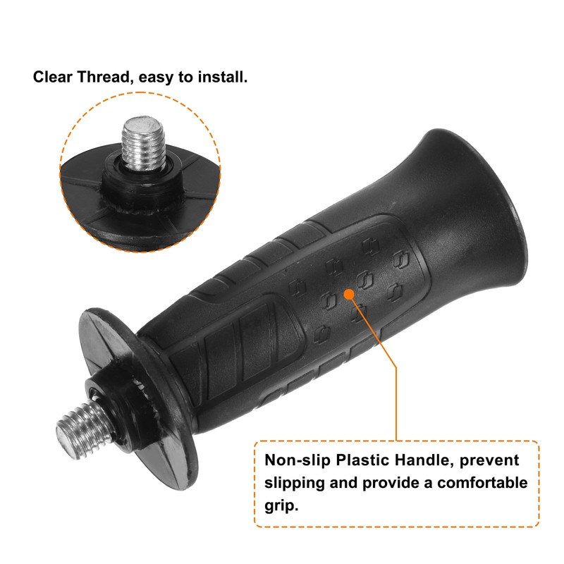 sourcing map 3pcs Rotary Tool Side Handle 10mm Thread 102mm