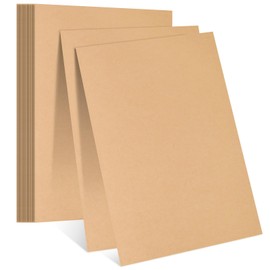 TEHAUX 100pcs Cardstock Paper Sheets - A4 Brown Cardboard for Drawing, Crafts Scrapbooking - 11 x 8.5 inch Brown Thick Cardboard Paper for Artists, Teachers