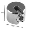 VOANZO 4pcs M4x2mm Wire Rope Fastener Clip Stopper Clamp Stainless