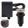 Westbrass ASB-2B3-20 Sink Top Waste Disposal Air Switch and Dual