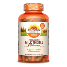 Sundown Cardo Mariano Estandarizad Salud Hepatica 250 Cap