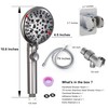 GwernKB Handheld Shower Head with On Off Switch 8-Mode High