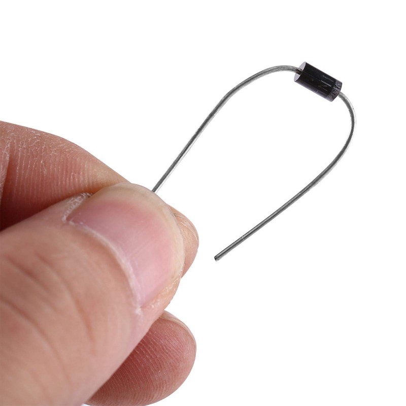 Rectifier Diode Assortment Kit, 100pcs 1N4001-1N4007 1N5817-1N581910 Value Electronic Rectifier